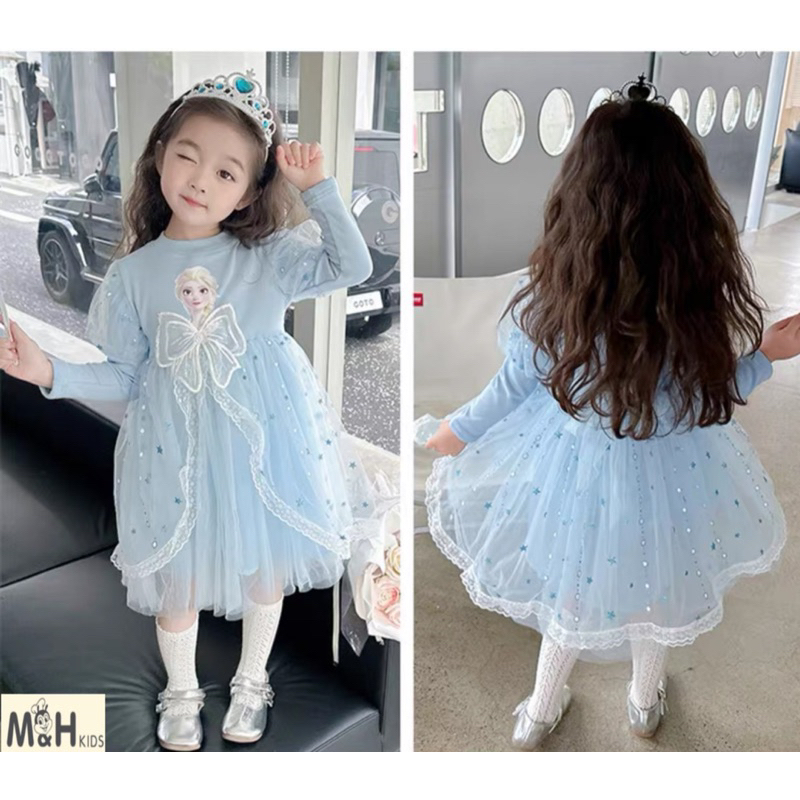 13-28kg VÁY ELSA CHÂN REN MH KIDS cho bé