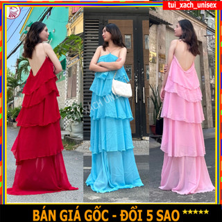 🌸 SIÊU HÓT 2024 🌸 MAXI 5 TẦNG - VÁY VOAN - ĐẦM CỔ YẾM DÂY XÍCH ĐI BIỂM DỰ TIỆP DÁNG DÀI HỞ VAI