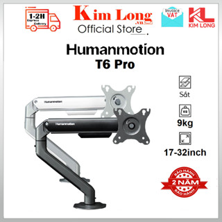 Tay ARM giá đỡ màn hình 17-32inch Human Motion T6 Pro Tải trọng 9Kg - Hàng chính hãng