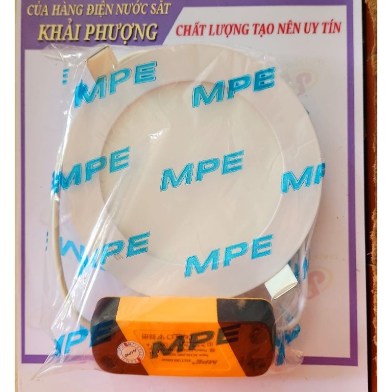 Đèn led âm trần MPE 6W, 7W, 9W hàng chính hãng, bảo hành 6 tháng