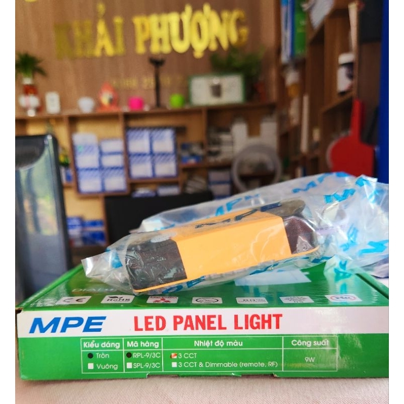 Đèn led âm trần MPE 6W, 7W, 9W hàng chính hãng, bảo hành 6 tháng