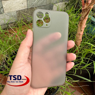 Combo 2 Ốp Lưng Trong Nhám Unibody iPhone 11 PRO Siêu Mỏng