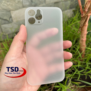 Combo 2 Ốp Lưng Trong Nhám Unibody iPhone 11 PRO Siêu Mỏng