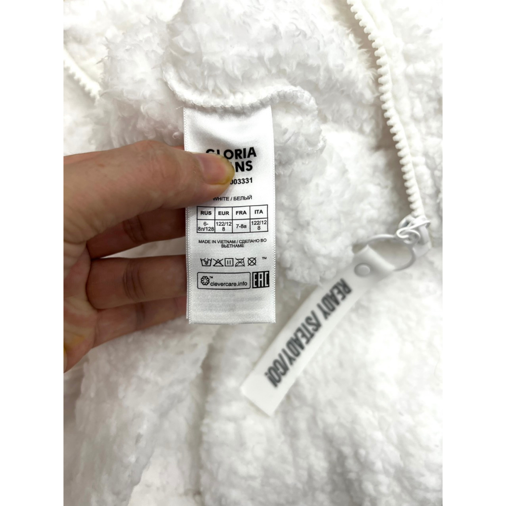 Áo khoác lông xuất xịn khóa phối dây cao su