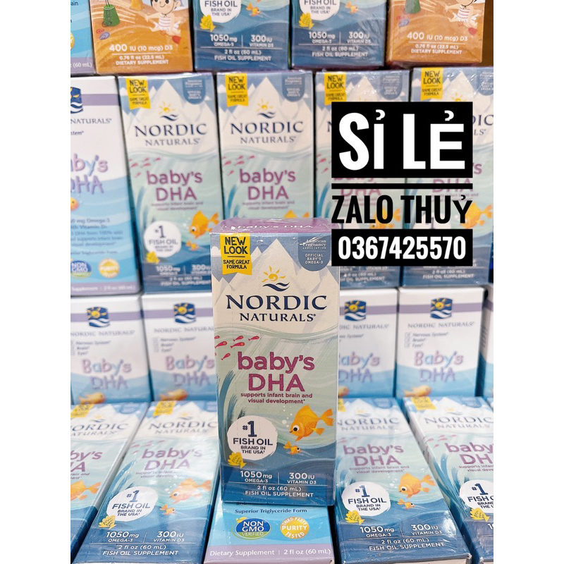 DHA Children’s 530mg  - Baby 1050mg - Omega 3 Nordic Naturals