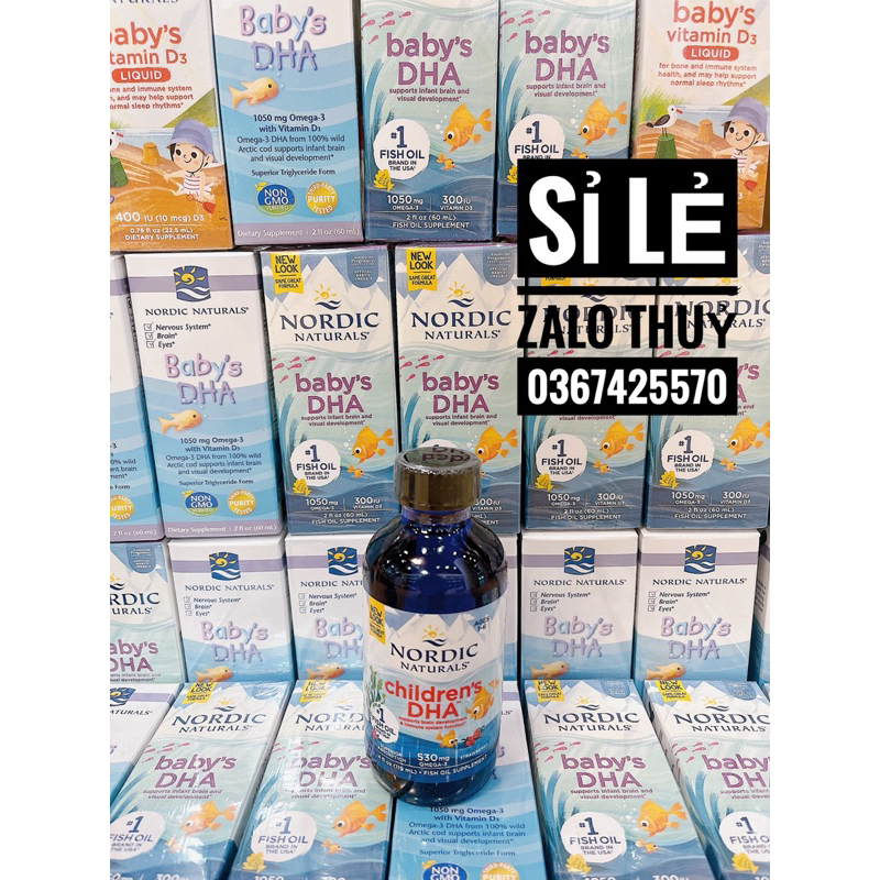 DHA Children’s 530mg  - Baby 1050mg - Omega 3 Nordic Naturals