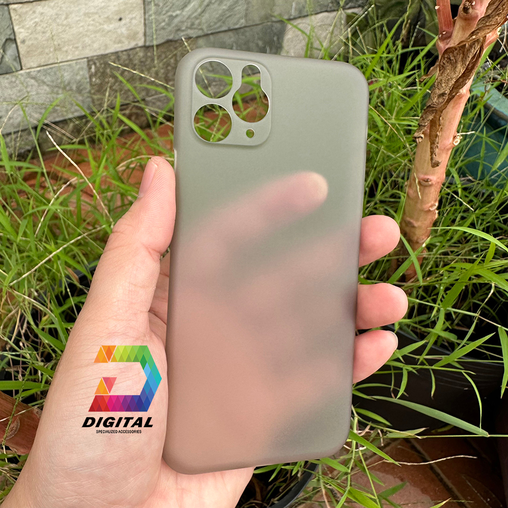 Combo 2 Ốp Lưng Trong Nhám Unibody iPhone 11 PRO Siêu Mỏng