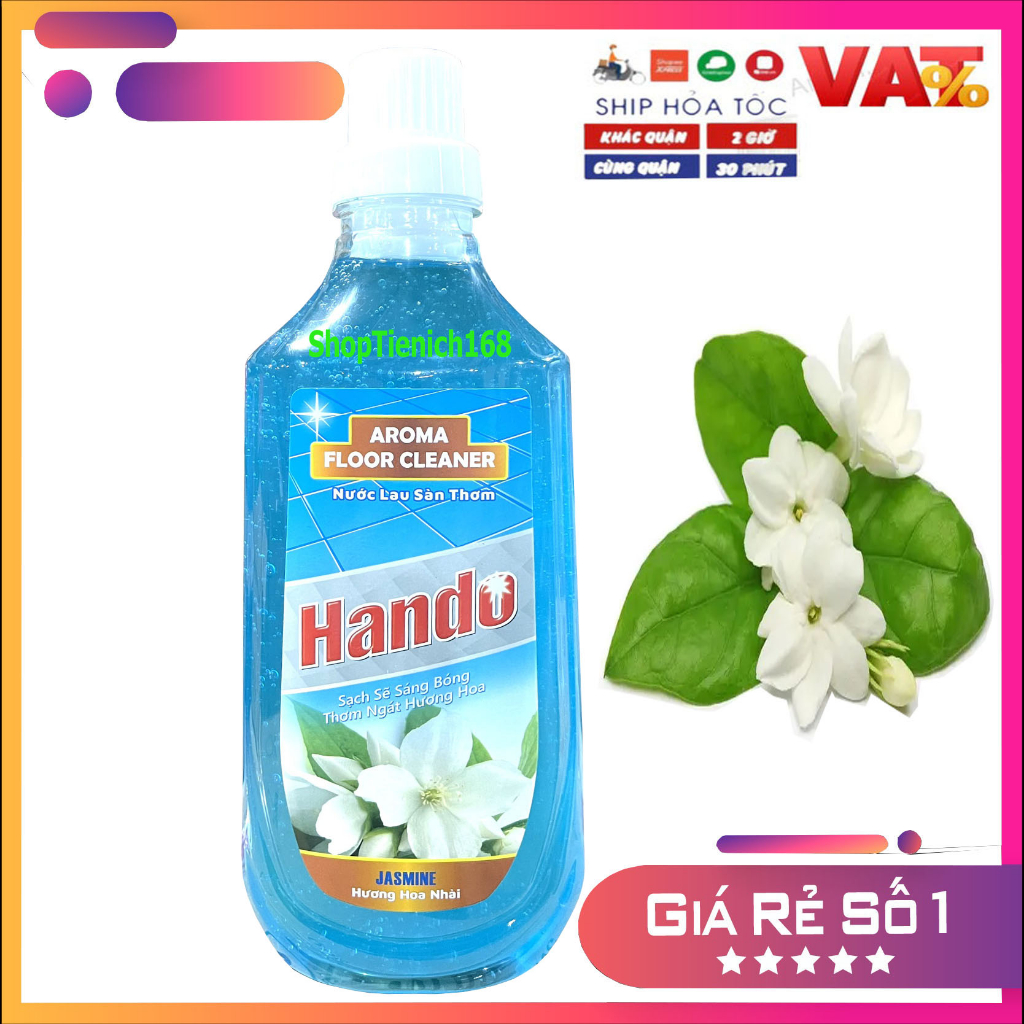 Nước lau sàn đậm đặc siêu sạch Hando 1L Nhiều hương