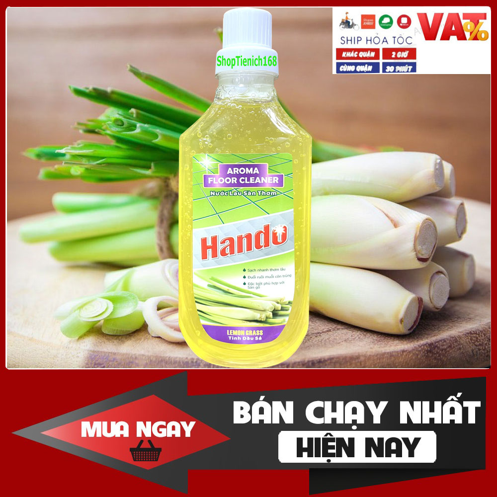 Nước lau sàn đậm đặc siêu sạch Hando 1L Nhiều hương