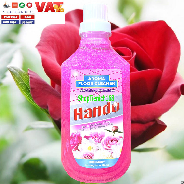 Nước lau sàn đậm đặc siêu sạch Hando 1L Nhiều hương