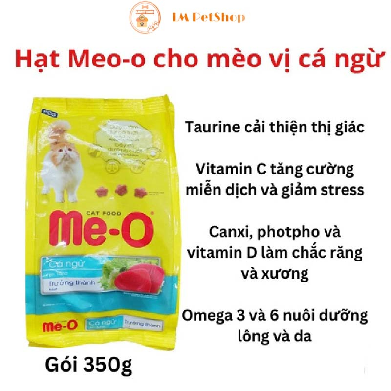 Thức ăn hạt cho mèo trưởng thành Me-O gói 350g - Thức ăn khô cho thú cưng