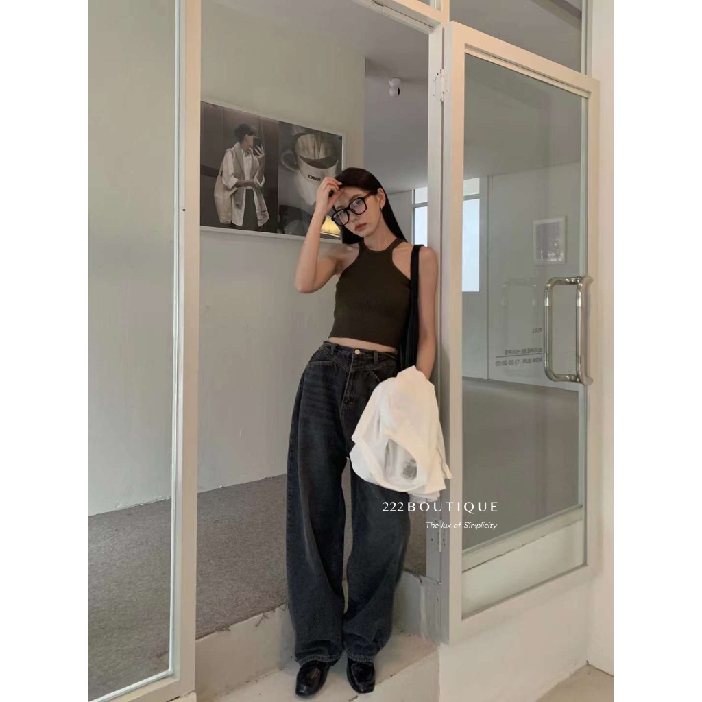 Áo xát nách croptop khoét sâu LC H0992