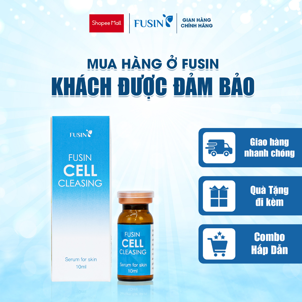 Tẩy tế bào chết FUSIN CELL CLEASING BHA lọ 10ml giúp giảm mụn, dầu nhờn và làm sạch da | BigBuy360 - bigbuy360.vn