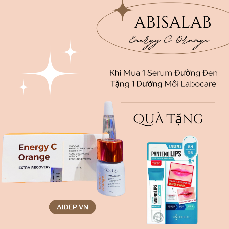Serum Đường Đen Fcort Energy C Orange Extra Recovery Mẫu Mới 5ml