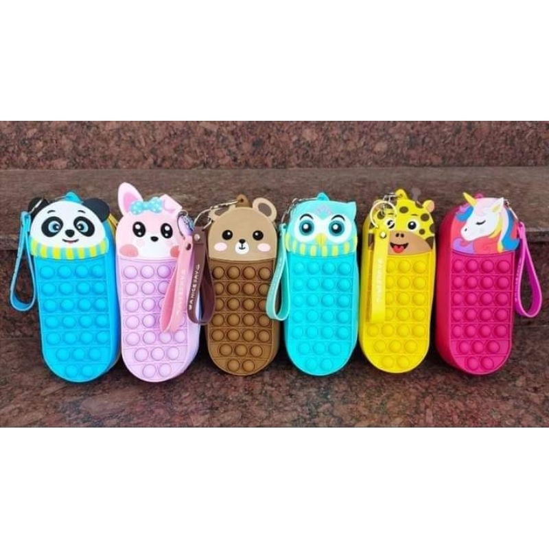 Hộp đựng bút Pop it nhiều màu