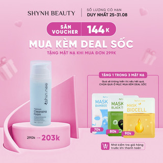 Sữa rửa mặt bọt tuyết làm sạch da Shin Nee 120ml mới