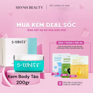 Kem Body Táo SWhite Dưỡng Da Mềm Mịn 200gram mới 4-2022