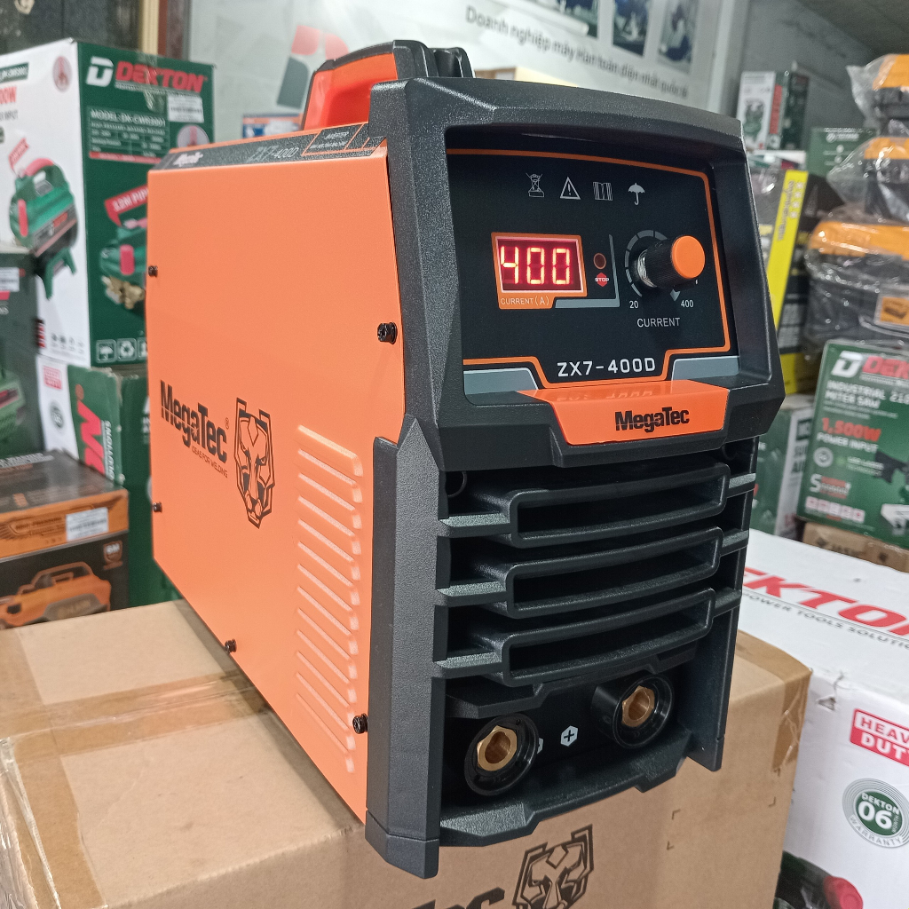 Máy hàn que MegaTec - ZX7-400D  máy hàn điện tử chính hãng bảo hành 2 năm