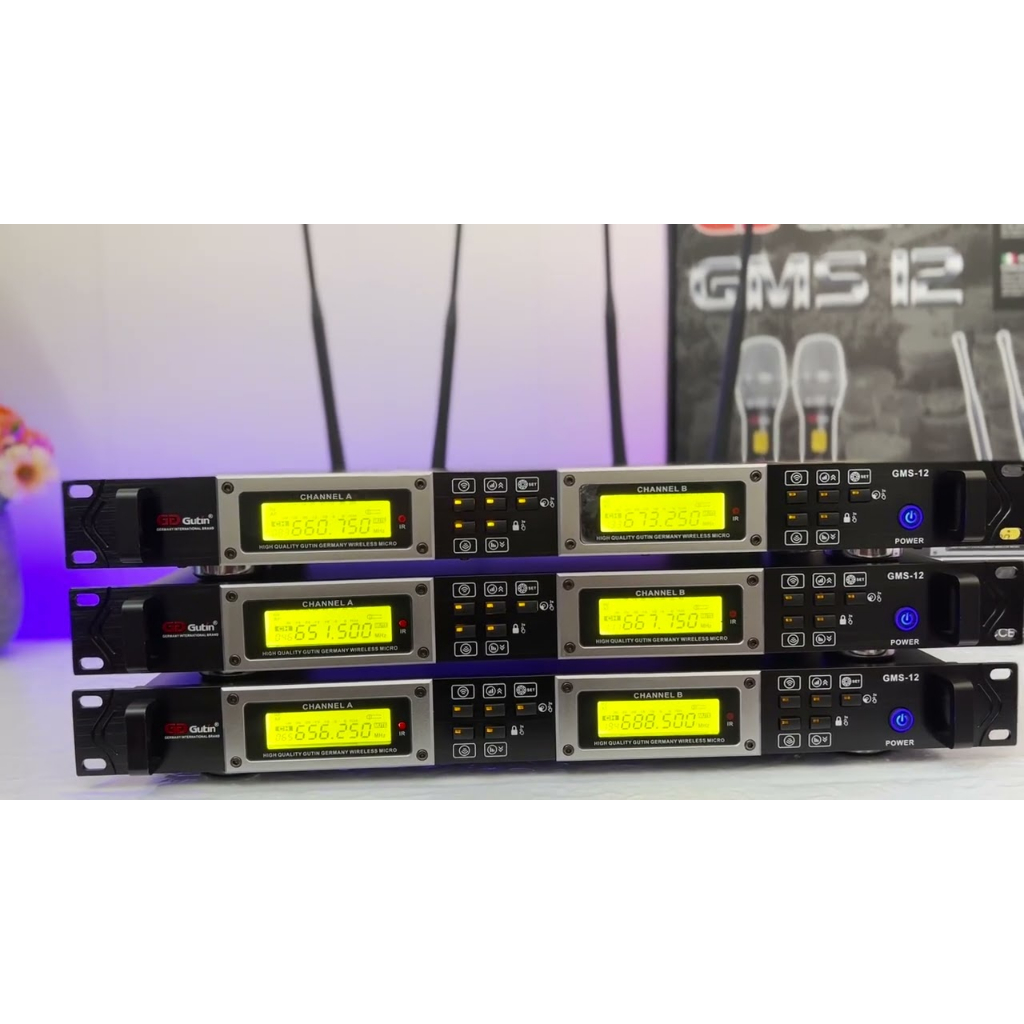 Micro không dây Gutin GMS-12 / GMS12 / GMS 12 - Hàng chính hãng