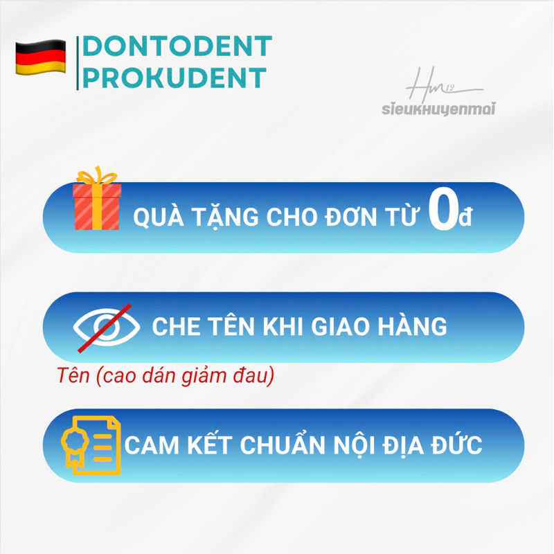 Xịt Thơm Miệng Đức Giữ Mùi Lâu Prokudent Dontodent 15ml diệt khuẩn bỏ túi