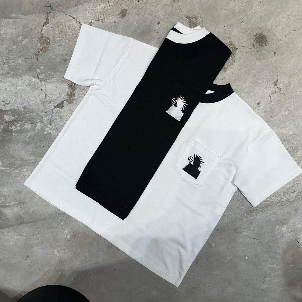 Áo Thun thêu Boxy   Pocket Ver2 - Hungocb.Studio