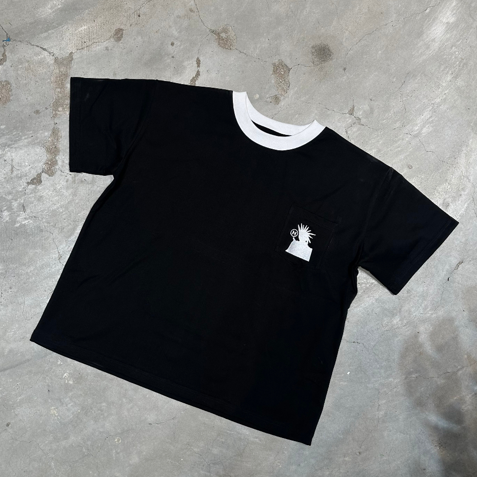 Áo Thun thêu Boxy   Pocket Ver2 - Hungocb.Studio