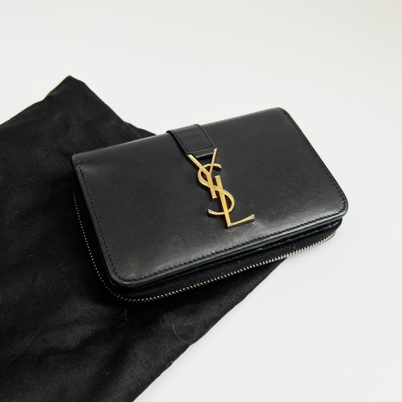 Ví zip Saint Laurent chính hãng