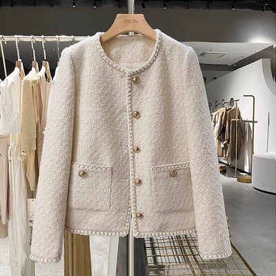 Áo Khoác Dạ Tweed Phong Cách Hàn Quốc