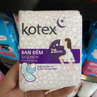 Băng vệ sinh Kotex siêu ban đêm 28cm