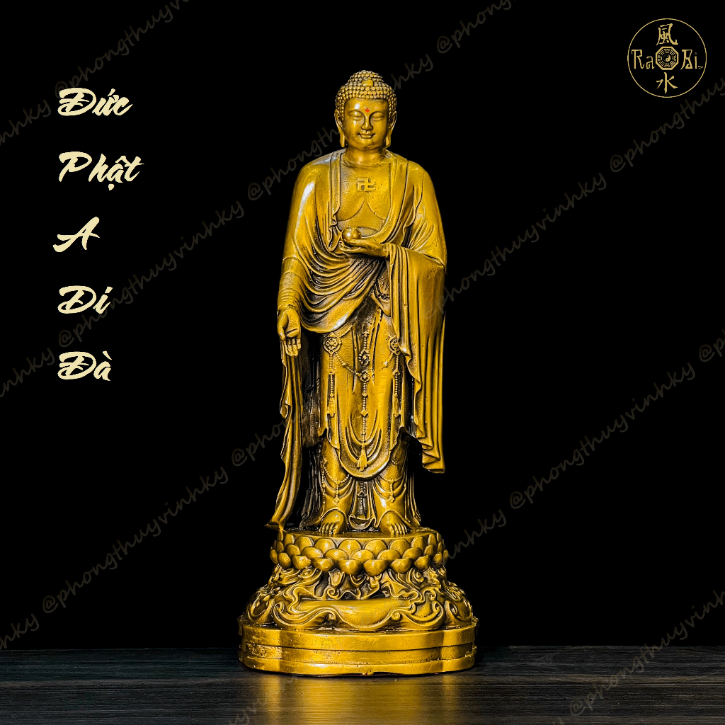 Bộ Tôn Tượng Tây Phương Tam Thánh - Tượng Đồng Thờ Cúng Cao Cấp