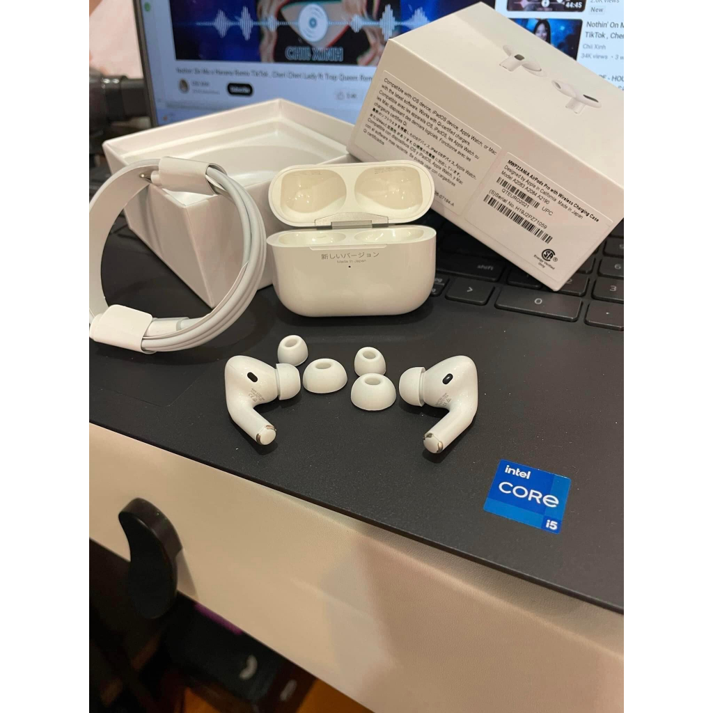 Tai Nghe Bluetooth Pro Gen 2 Made In Japan, Tai Không Dây Nghe Nhạc Chơi Game Có Míc Pin 6h BH 12 Tháng