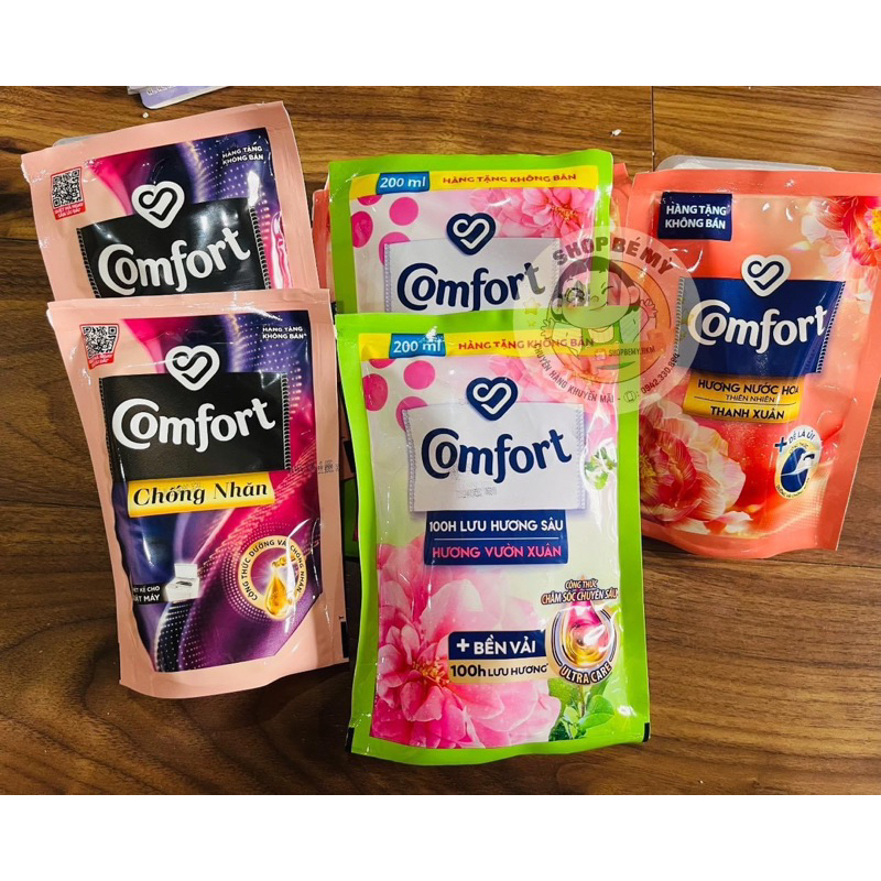 Nước xả làm mềm vải COMFORT Chăm sóc dịu nhẹ Cho da nhạy cảm 120g