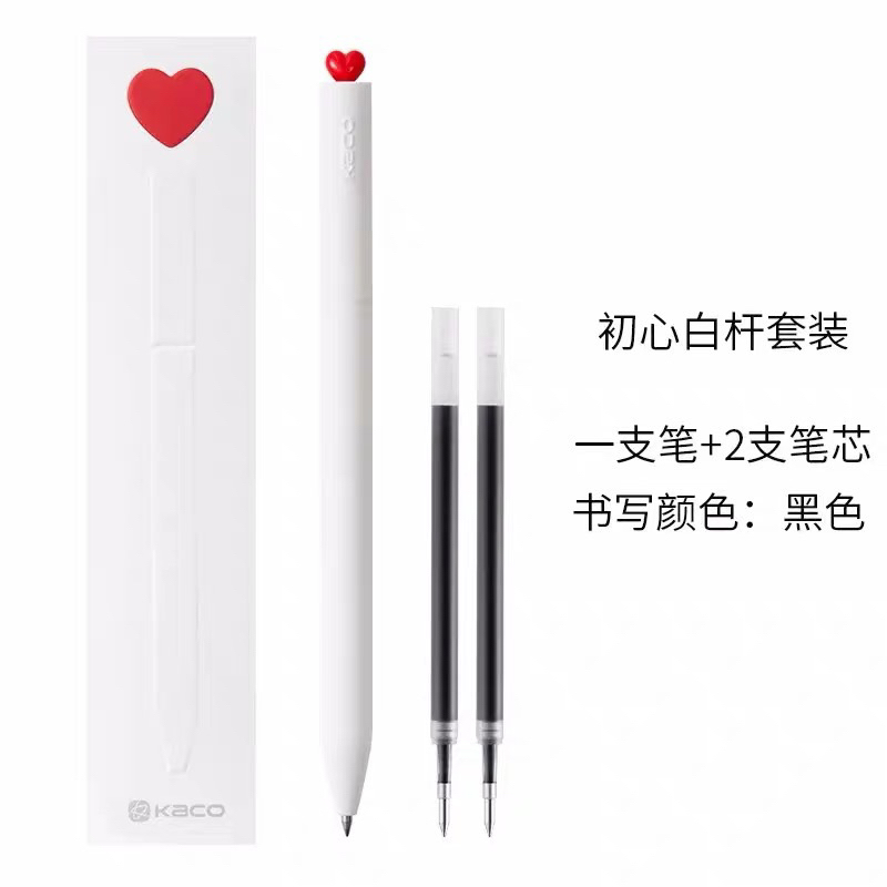 Ngòi nạp bút mực đen kaco 0.5mm, chống nhoè