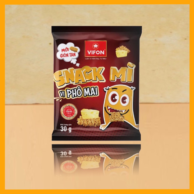 Snack mì ăn liền Vifon vị Bò nướng Hải sản Bơ tỏi Phô Mai gói 30g-đồ ăn vặt snack mì giòn ngon ăn liền Vifon