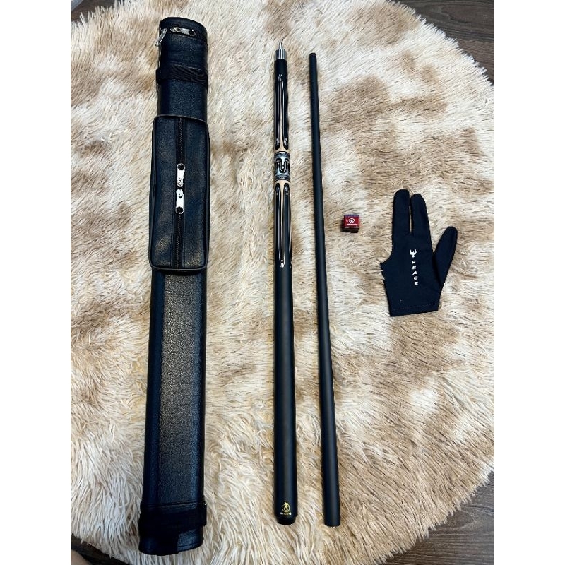 Gậy Bida Cacbon HCTQ Chuyên Nghiệp - Cơ bida Cacbon full đen