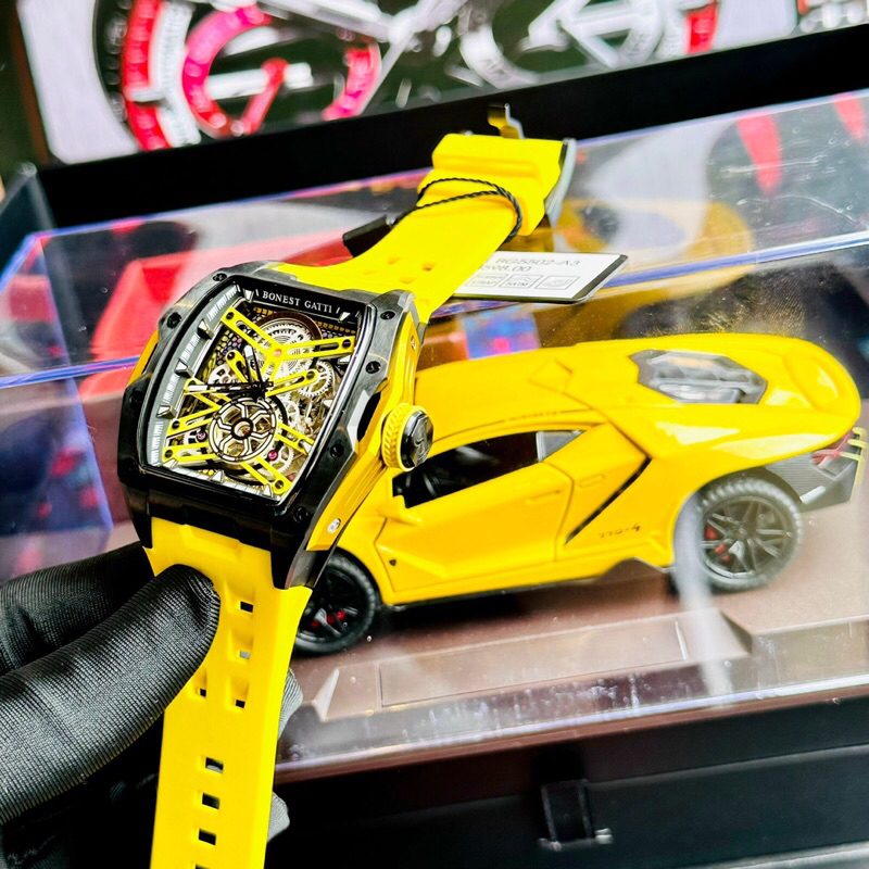 Đồng hồ nam dây cao su Bonest Gatti Ghost BG5502-A3