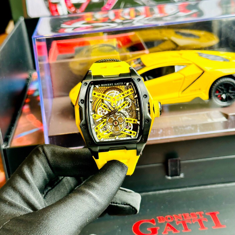 Đồng hồ nam dây cao su Bonest Gatti Ghost BG5502-A3