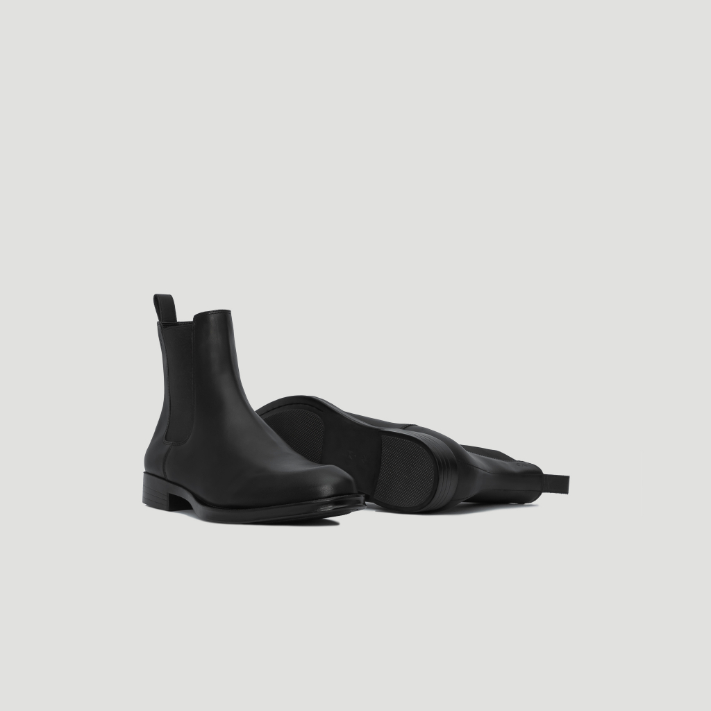 Giày Boot nam THE GENT WOLF Chelsea Boot - Black
