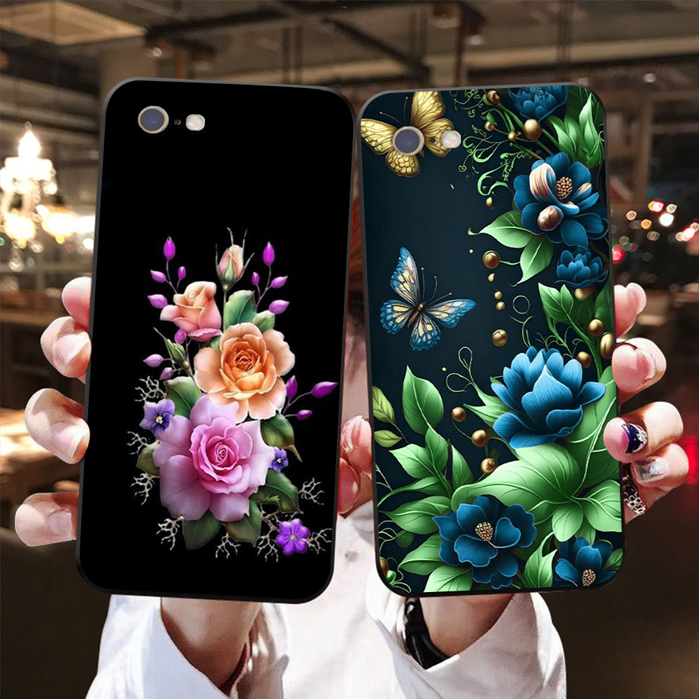 Ốp lưng Iphone 6 / ip 6S / 6 Plus / 6S Plus / ip 7 / ip 8 in hình hoa siêu đẹp
