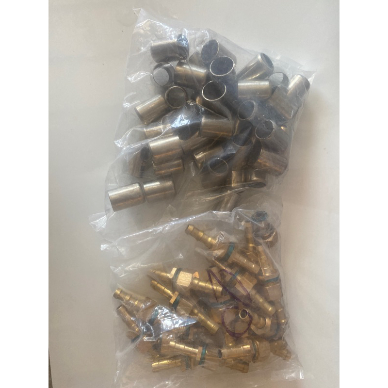 Bộ đầu cos , khuy bấm dây máy rửa xe, dây bình xịt 8li5