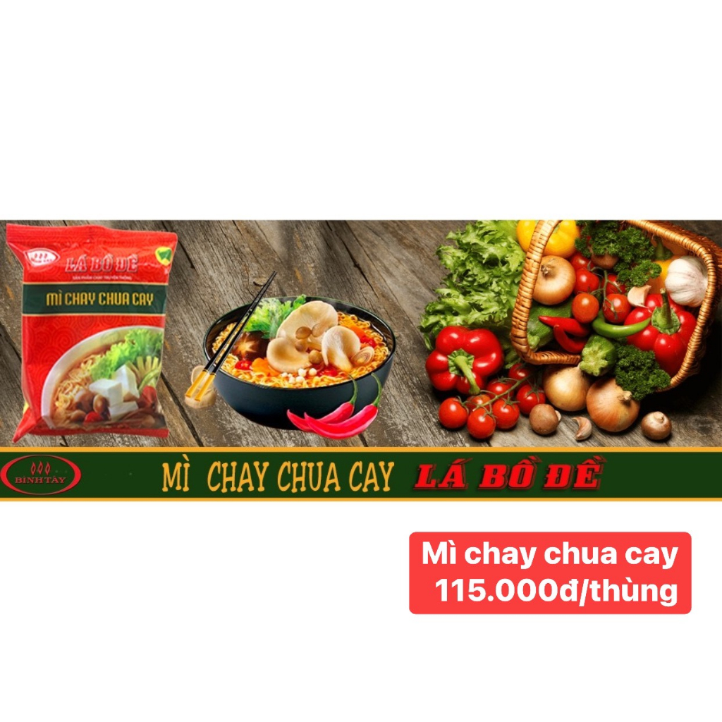 Mì chay chua cay Lá Bồ Đề