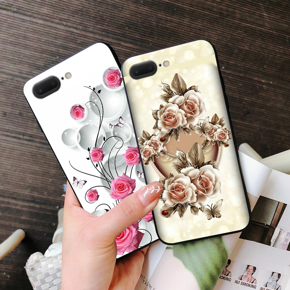 Ốp lưng Iphone 7 Plus / ip 8 Plus in hình hoa siêu đẹp