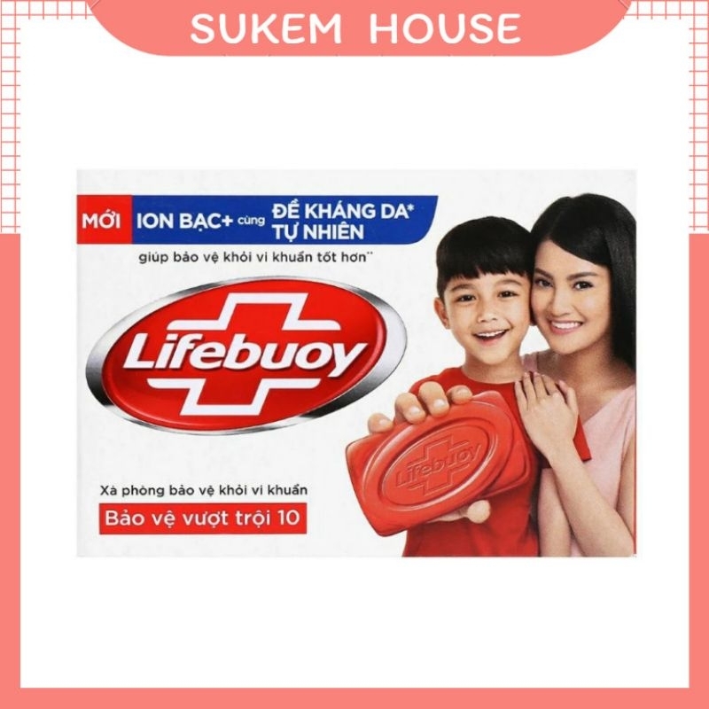 Xà bông / xà phòng LIFEBUOY diệt khuẩn bảo vệ vượt trội bánh 90g