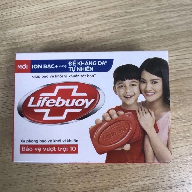 Xà bông / xà phòng LIFEBUOY diệt khuẩn bảo vệ vượt trội bánh 90g