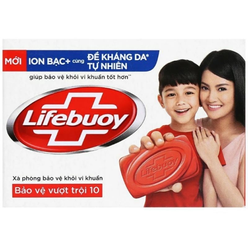 Xà bông / xà phòng LIFEBUOY diệt khuẩn bảo vệ vượt trội bánh 90g