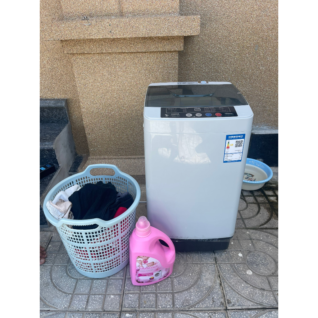 [Bảo Hành 12 Tháng ] Máy giặt mini CAIYA TIẾNG VIỆT 4-5kg Tự động 100%, giặt, vắt, sấy - Miễn Phí Bảo Hành