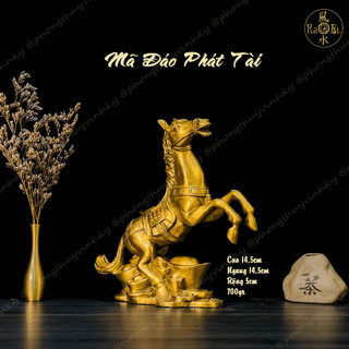 Ngựa Đồng Vàng - Tượng Đồng Phong Thủy