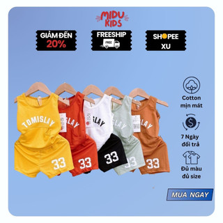 Set 3 Lỗ Sát Nách 33 TommySlay Quần áo Trẻ Em Bé Trai Midukid
