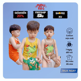 Quần Áo Trẻ Em Khủng Long Cực Ngầu Cho Bé Trai MiDu Kid