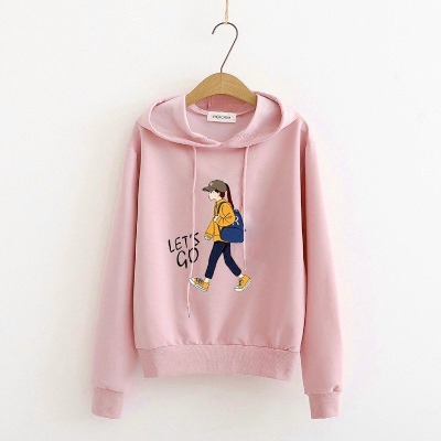 Áo hoodie cho bé gái size đại thời trang trẻ em thu đông BEESHOP D23036